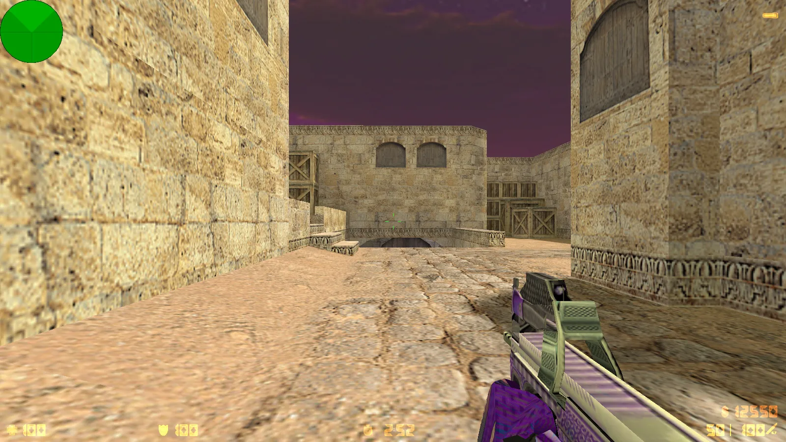 Скриншот  CS 1.6 от TolyaBro Bart — сборка с 8 модами, CS2-скинами, темой меню, музыкой и оптимизированным конфигом