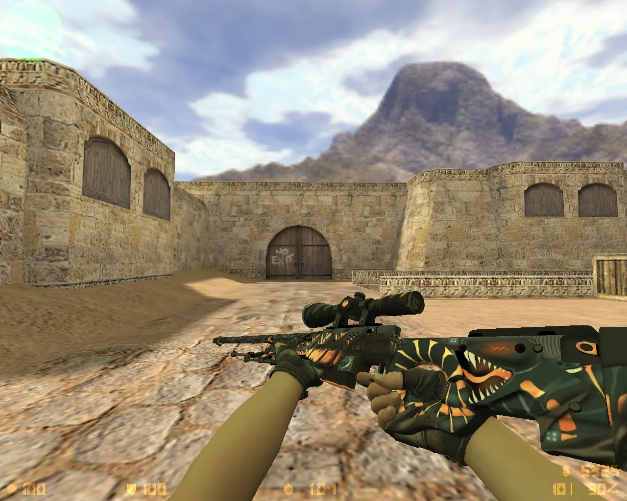 Скриншот CS 1.6 от Тру с HD скинами: v_, p_, w_ модели, автосмотр, чистый config и запуск без сюрпризов