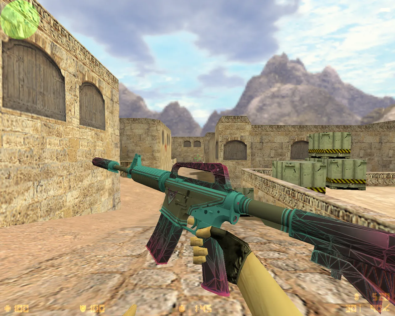 Скриншот CS 1.6 от Тру с HD скинами: v_, p_, w_ модели, автосмотр, чистый config и запуск без сюрпризов