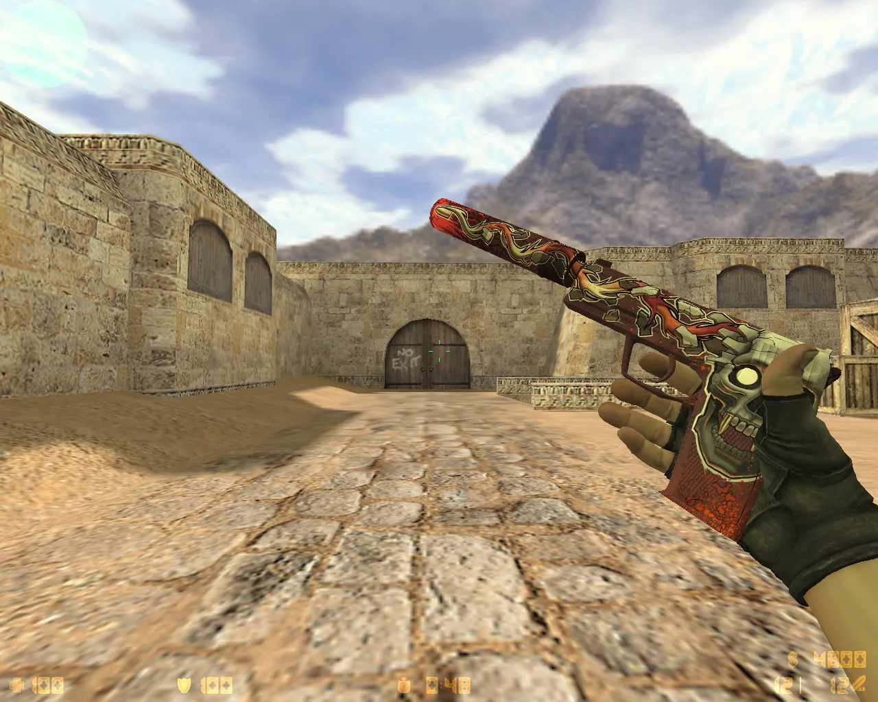 Скриншот  CS 1.6 от Тру с HD скинами: v_, p_, w_ модели, автосмотр, чистый config и запуск без сюрпризов