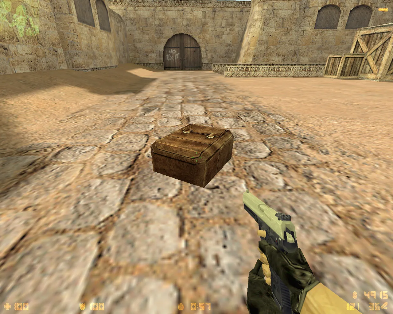 Скриншот  CS 1.6 «Треш» от Лео: сборка с 10 изменениями, оружейные паки, спецназ/террористы в масках, оптимизированный конфиг и звуки