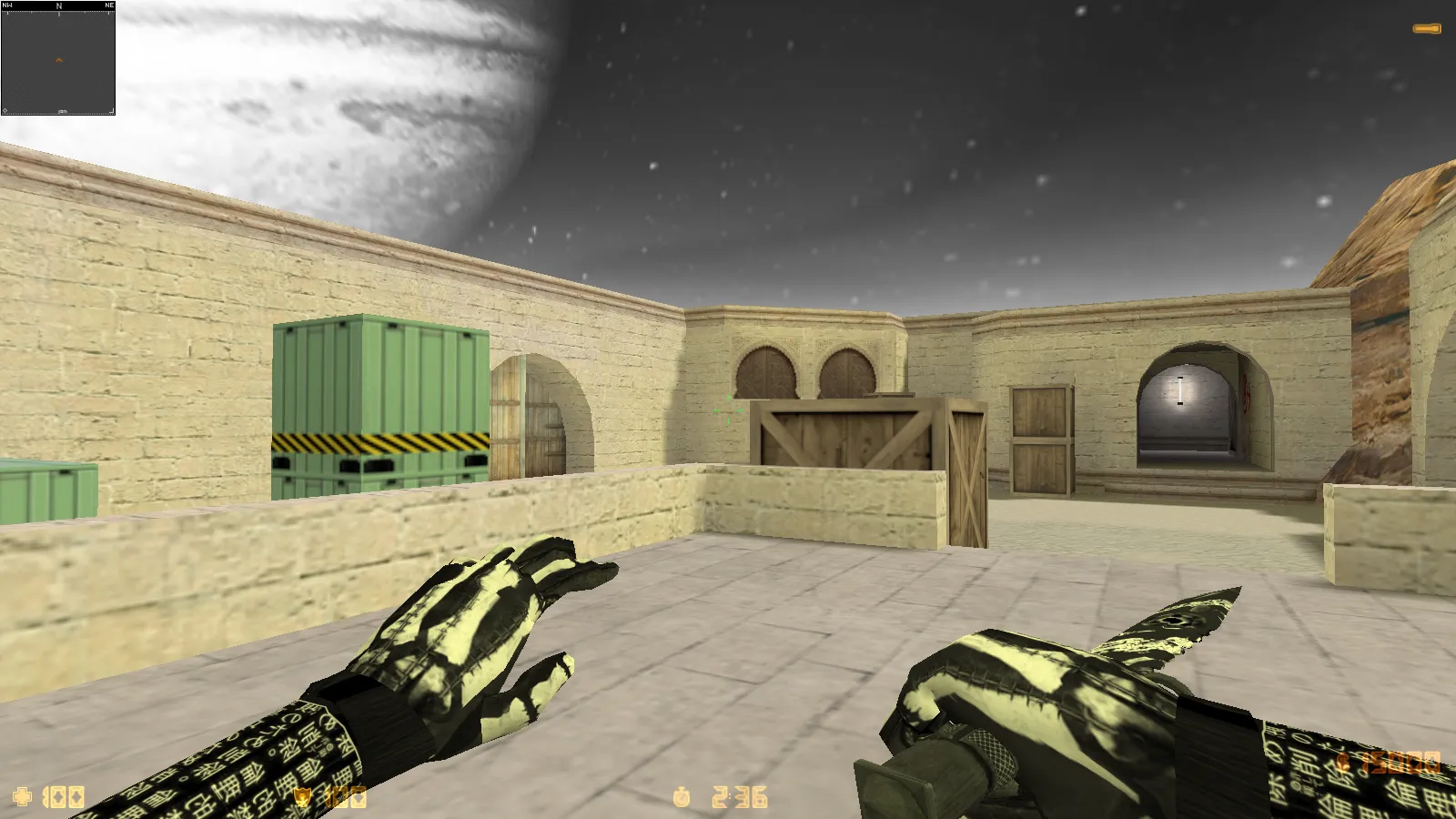 Скриншот CS 1.6 Trash Gang — сборка с 11 обновлениями: скины, черно-белые руки, музыка меню, оптимизация конфига