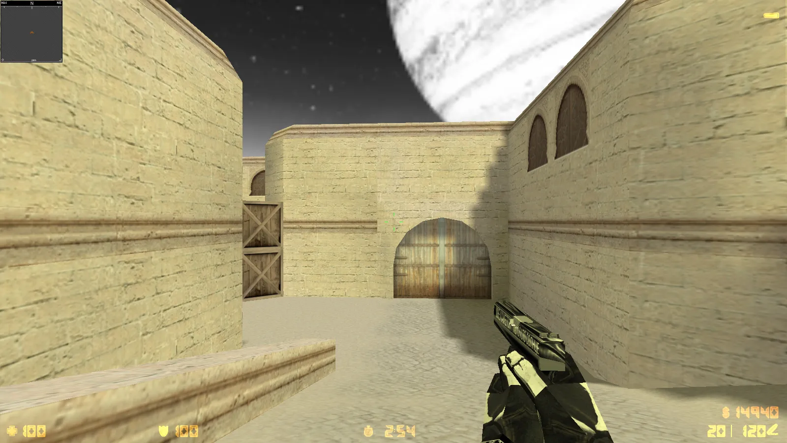 Скриншот  CS 1.6 Trash Gang — сборка с 11 обновлениями: скины, черно-белые руки, музыка меню, оптимизация конфига