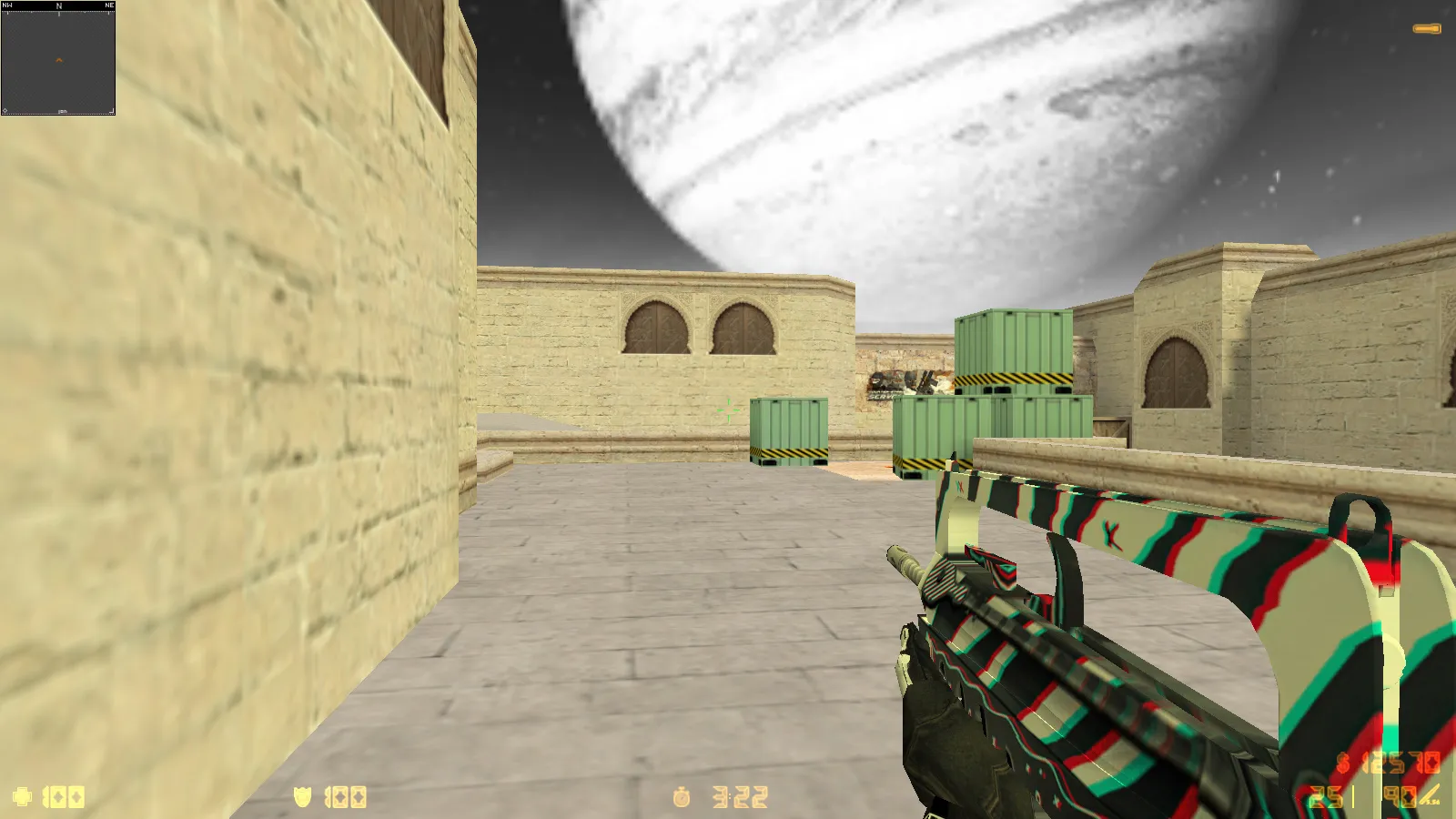 Скриншот  CS 1.6 Trash Gang — сборка с 11 обновлениями: скины, черно-белые руки, музыка меню, оптимизация конфига