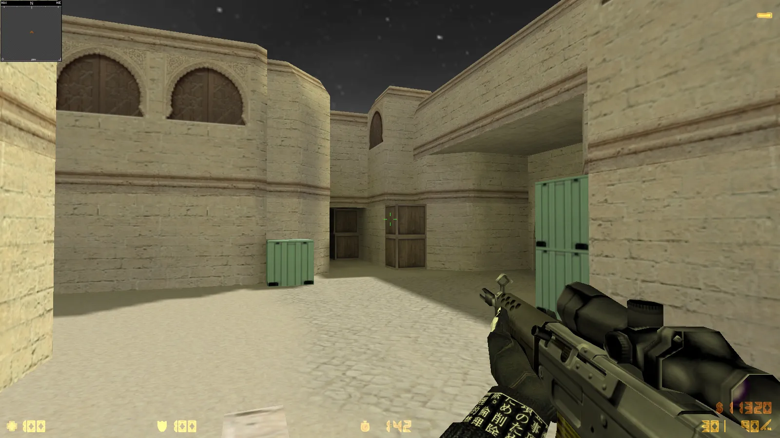 Скриншот  CS 1.6 Trash Gang — сборка с 11 обновлениями: скины, черно-белые руки, музыка меню, оптимизация конфига