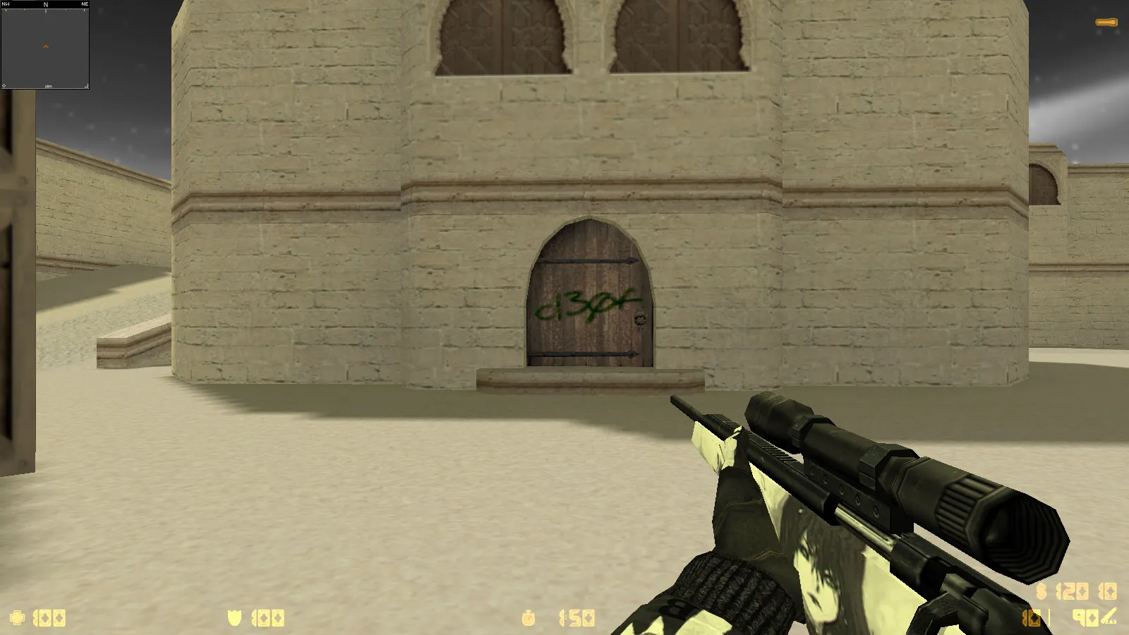 Скриншот  CS 1.6 Trash Gang — сборка с 11 обновлениями: скины, черно-белые руки, музыка меню, оптимизация конфига