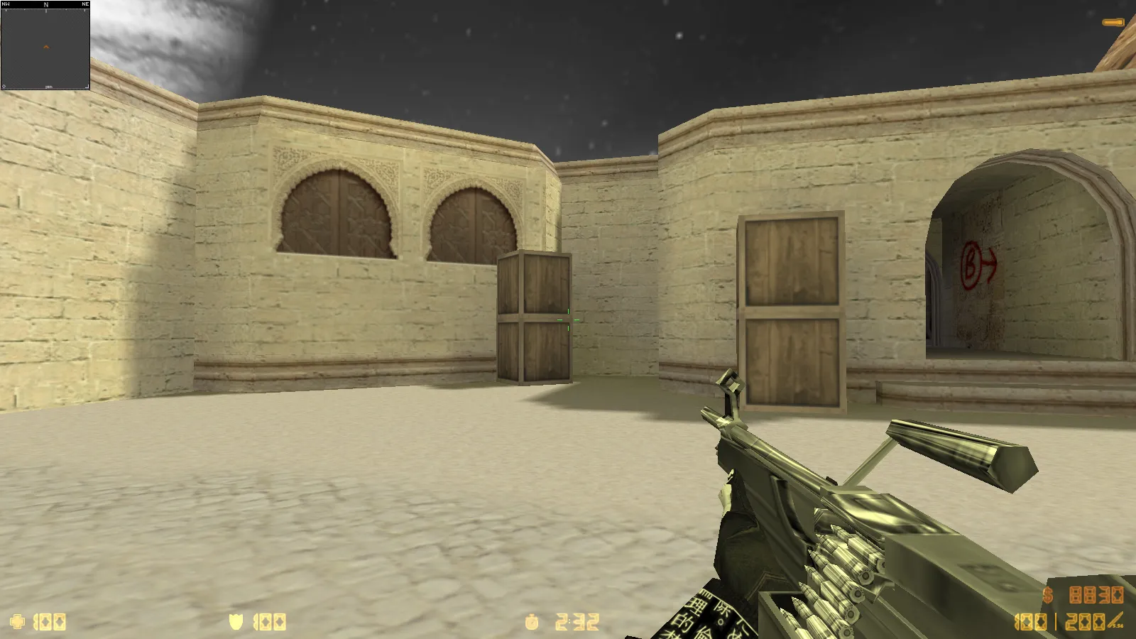 Скриншот  CS 1.6 Trash Gang — сборка с 11 обновлениями: скины, черно-белые руки, музыка меню, оптимизация конфига