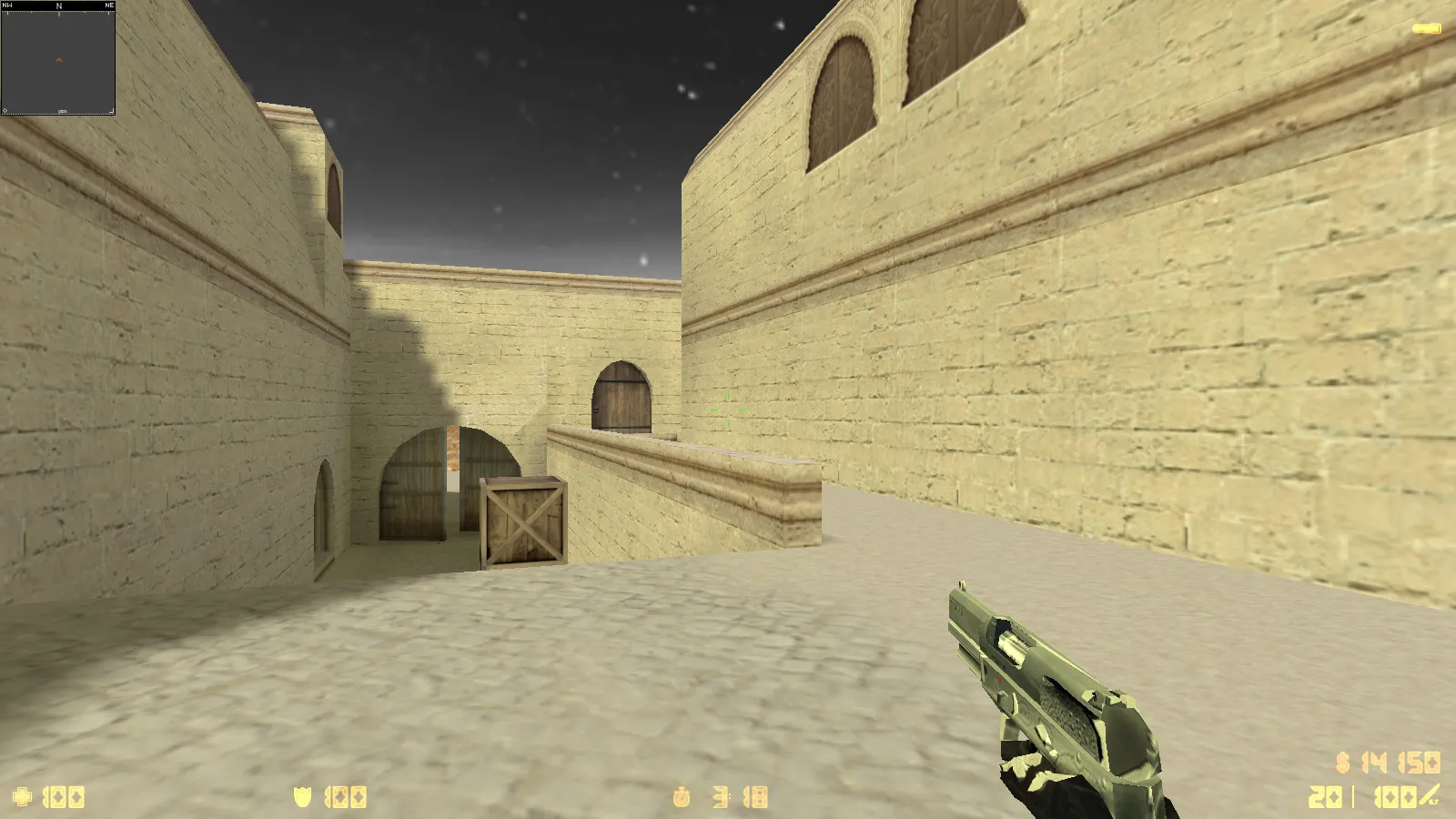 Скриншот  CS 1.6 Trash Gang — сборка с 11 обновлениями: скины, черно-белые руки, музыка меню, оптимизация конфига