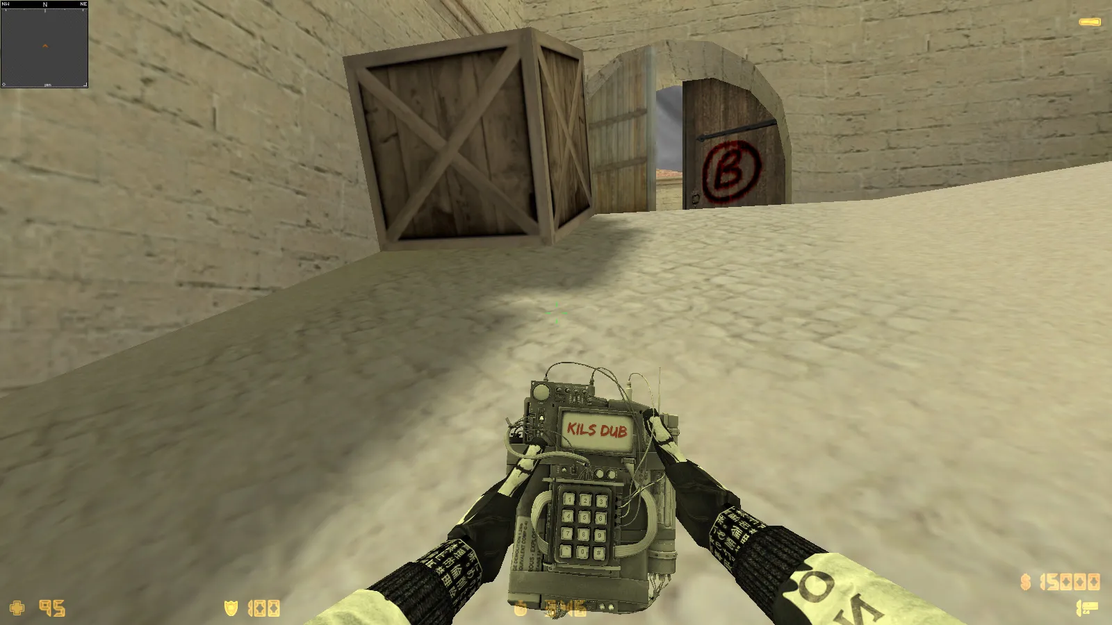 Скриншот  CS 1.6 Trash Gang — сборка с 11 обновлениями: скины, черно-белые руки, музыка меню, оптимизация конфига