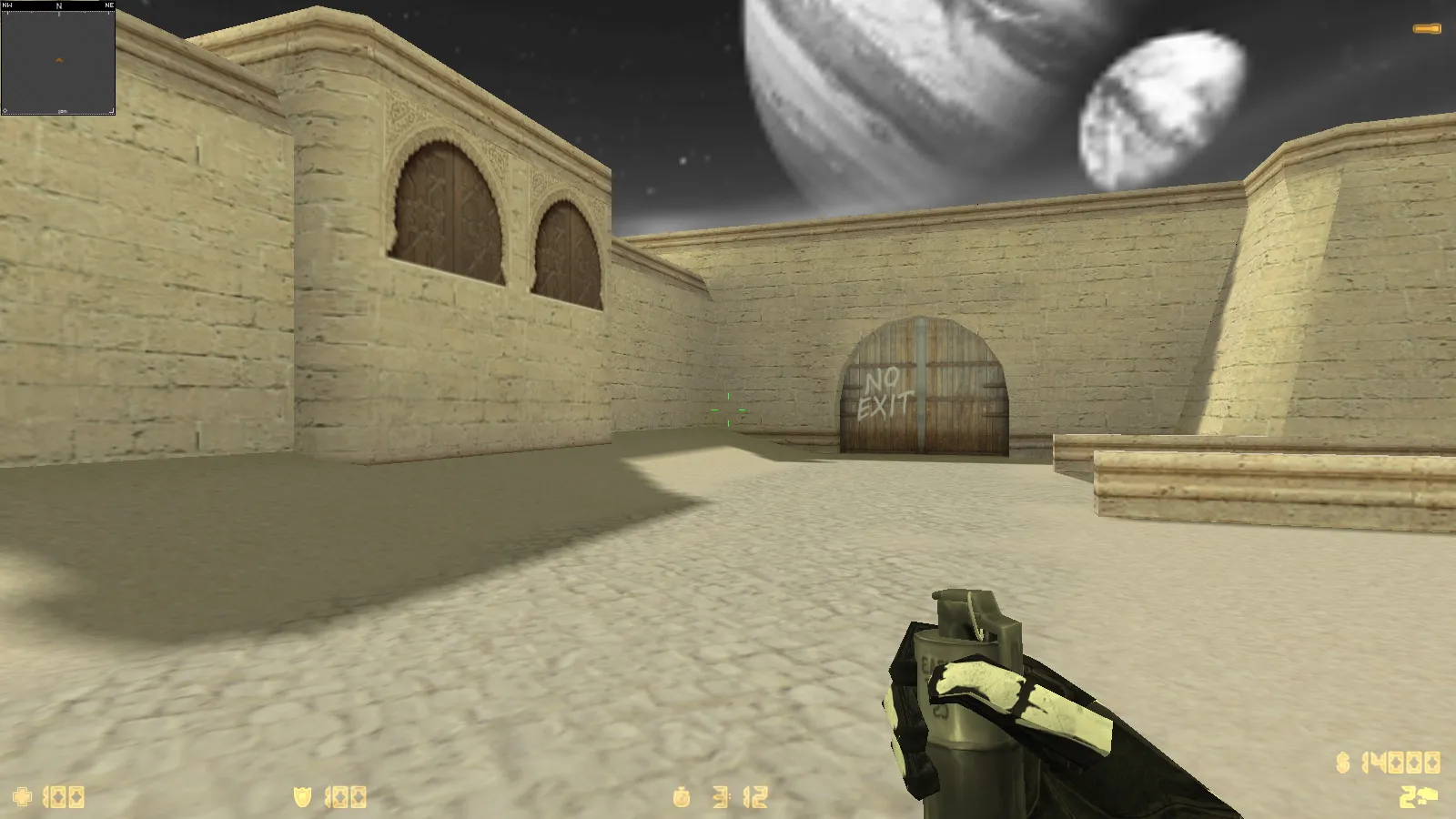 Скриншот  CS 1.6 Trash Gang — сборка с 11 обновлениями: скины, черно-белые руки, музыка меню, оптимизация конфига