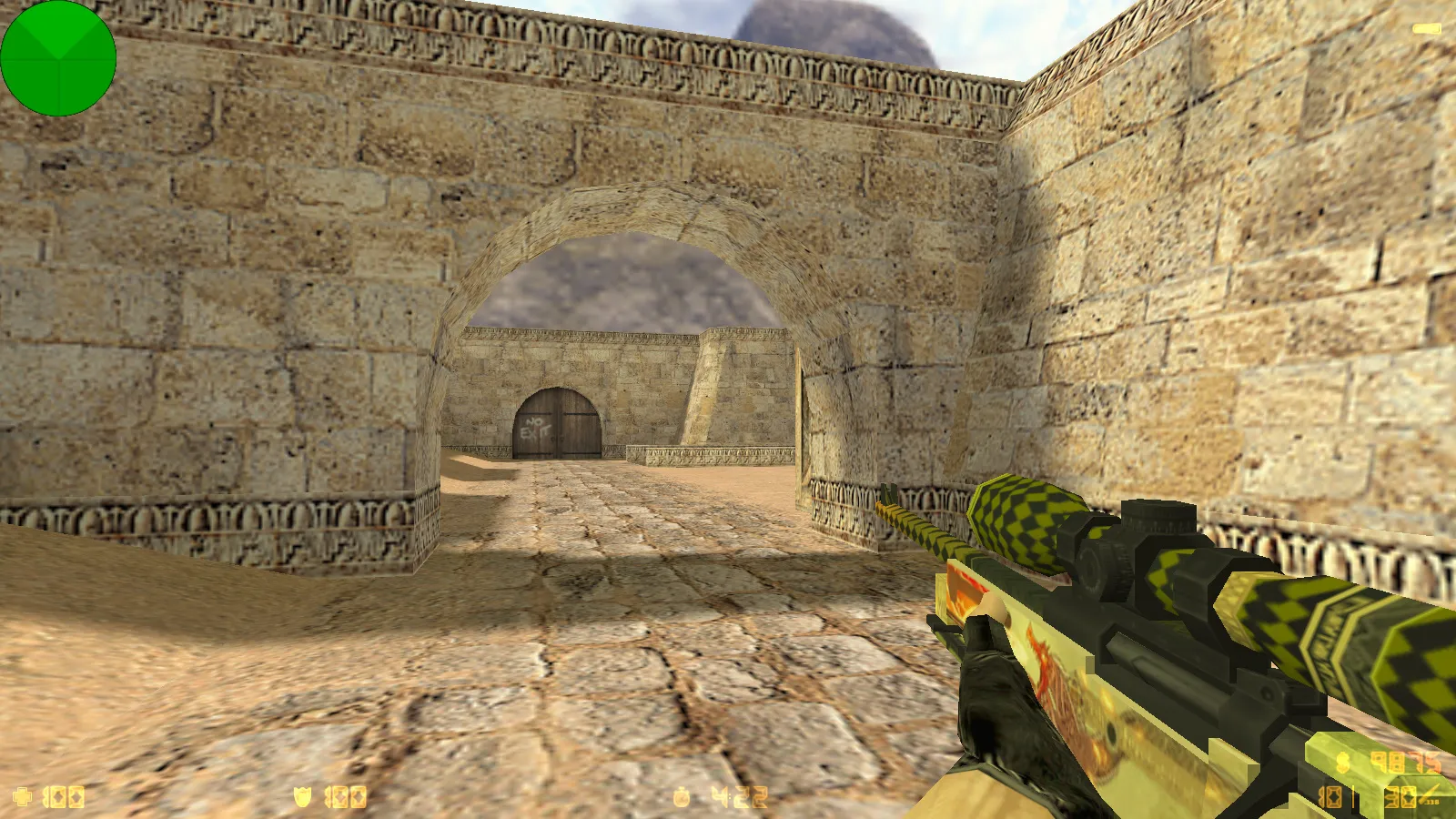 Скриншот  CS 1.6 от TW3RKSH0W: блогерская сборка с 9 скинами, Dust2, темой меню и оптимизированным конфигом