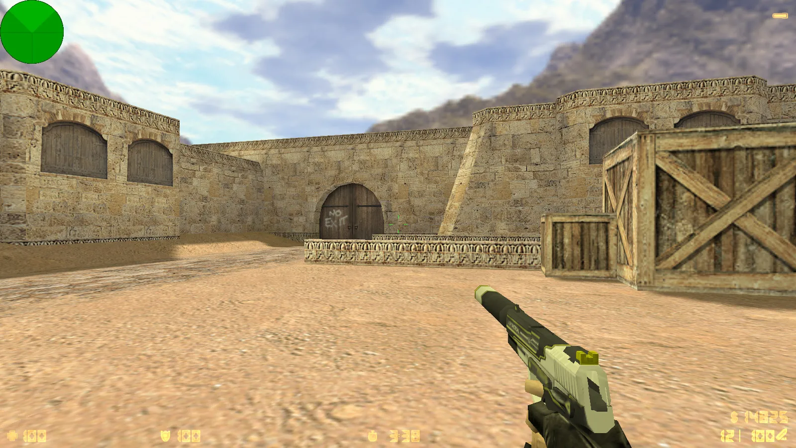 Скриншот  CS 1.6 от TW3RKSH0W: блогерская сборка с 9 скинами, Dust2, темой меню и оптимизированным конфигом