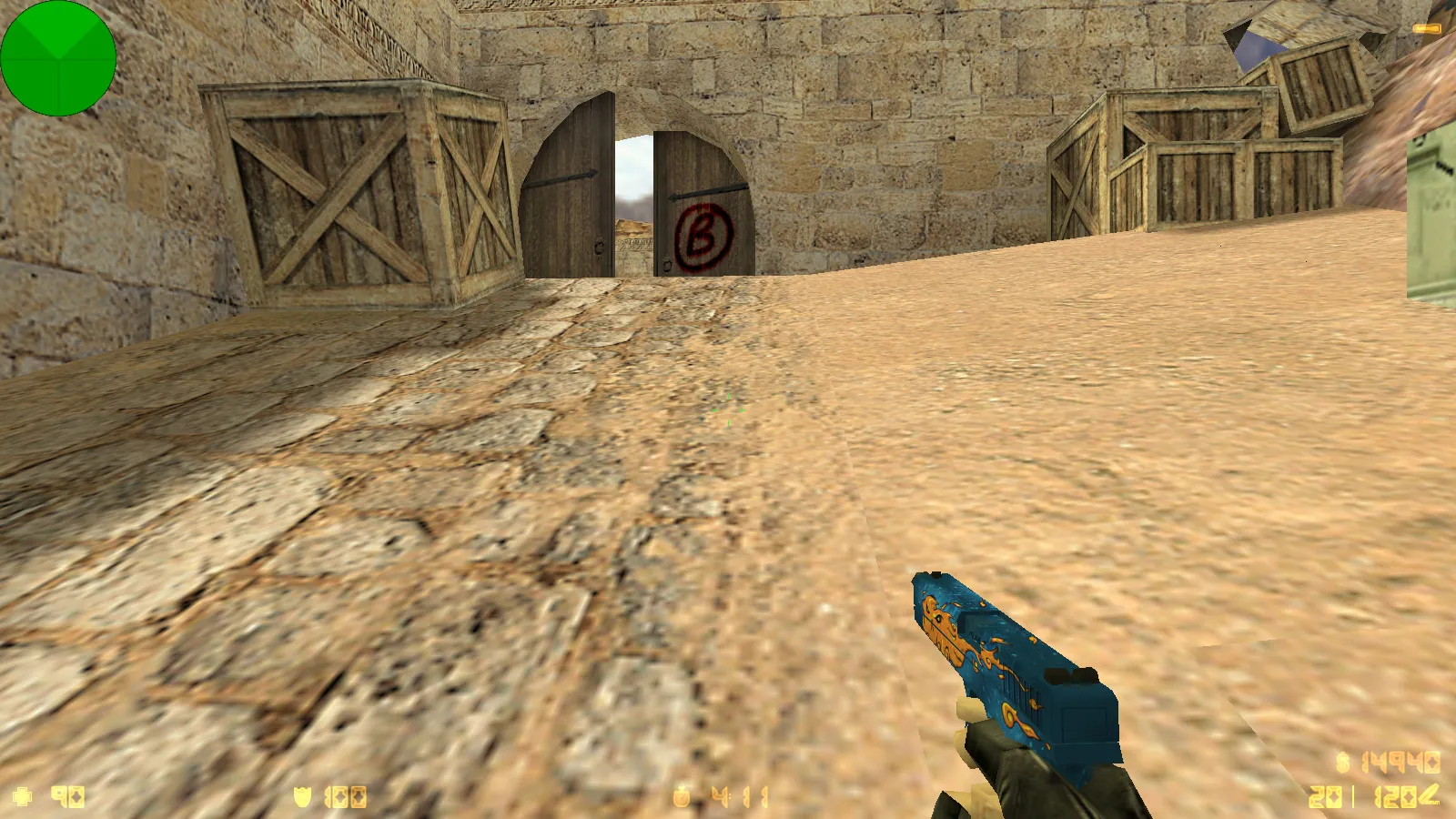 Скриншот  CS 1.6 от TW3RKSH0W: блогерская сборка с 9 скинами, Dust2, темой меню и оптимизированным конфигом