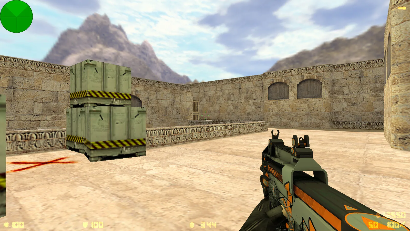 Скриншот  CS 1.6 от TW3RKSH0W: блогерская сборка с 9 скинами, Dust2, темой меню и оптимизированным конфигом