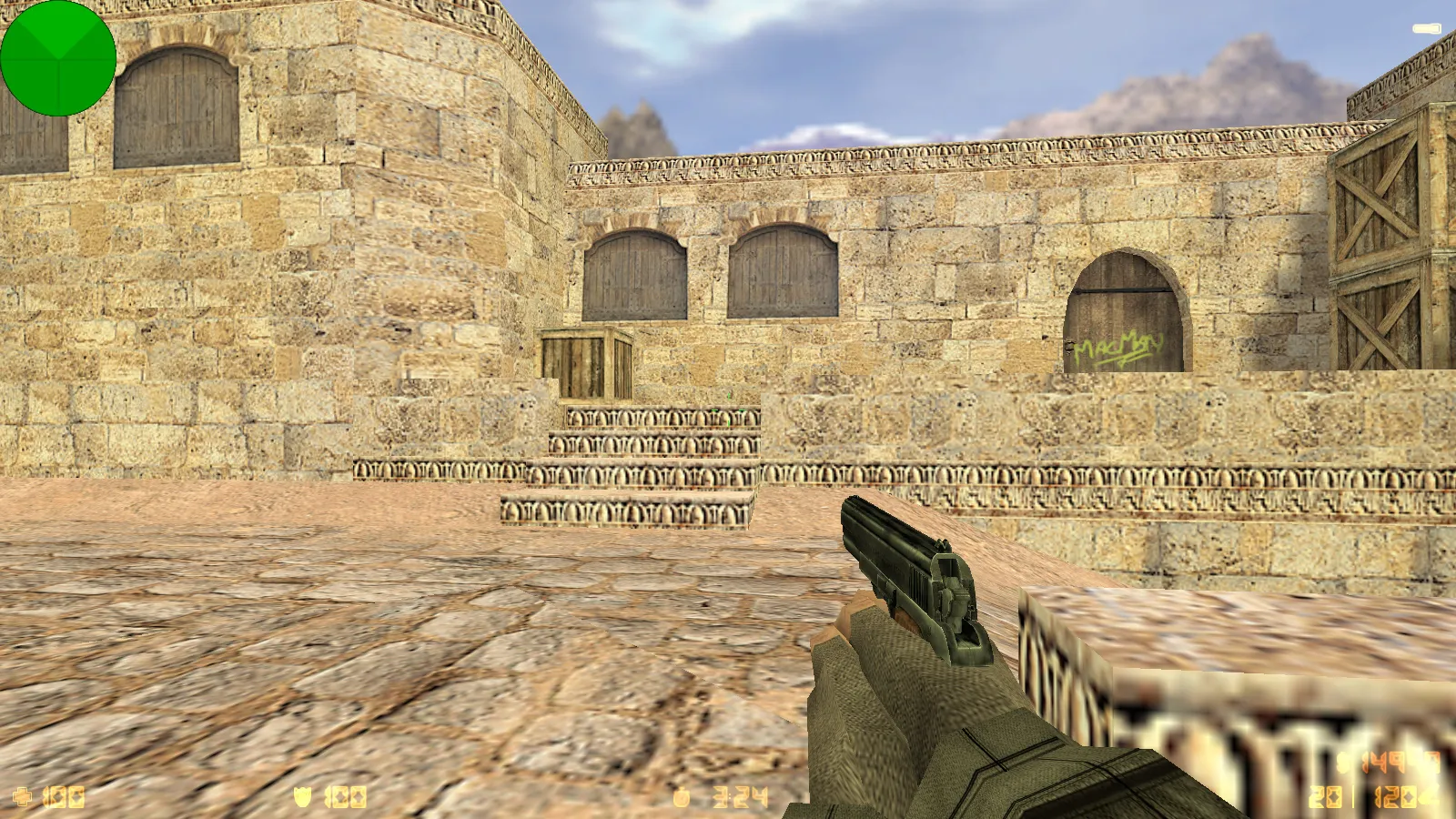 Скриншот  CS 1.6 СССР — тематическая сборка с флагом, красным меню и оптимизированным config.cfg