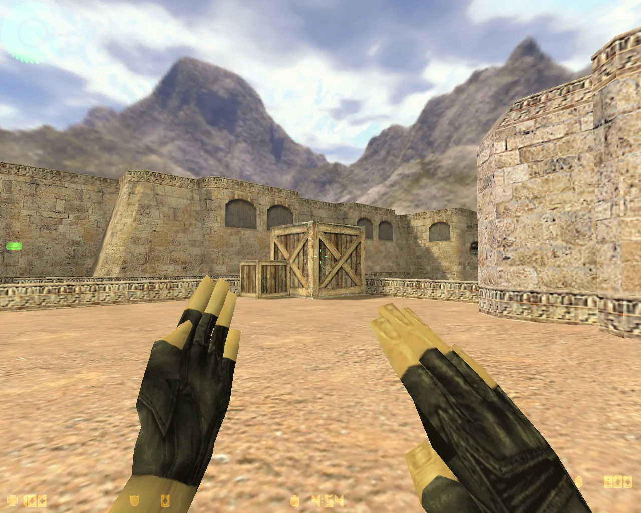 Скриншот CS 1.6 от Украинского лесника: блогерская сборка с Deagle, голубым меню и оригинальным конфигом