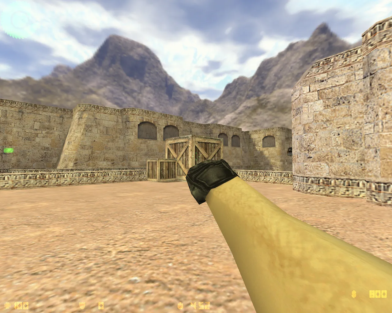 Скриншот CS 1.6 от Украинского лесника: блогерская сборка с Deagle, голубым меню и оригинальным конфигом