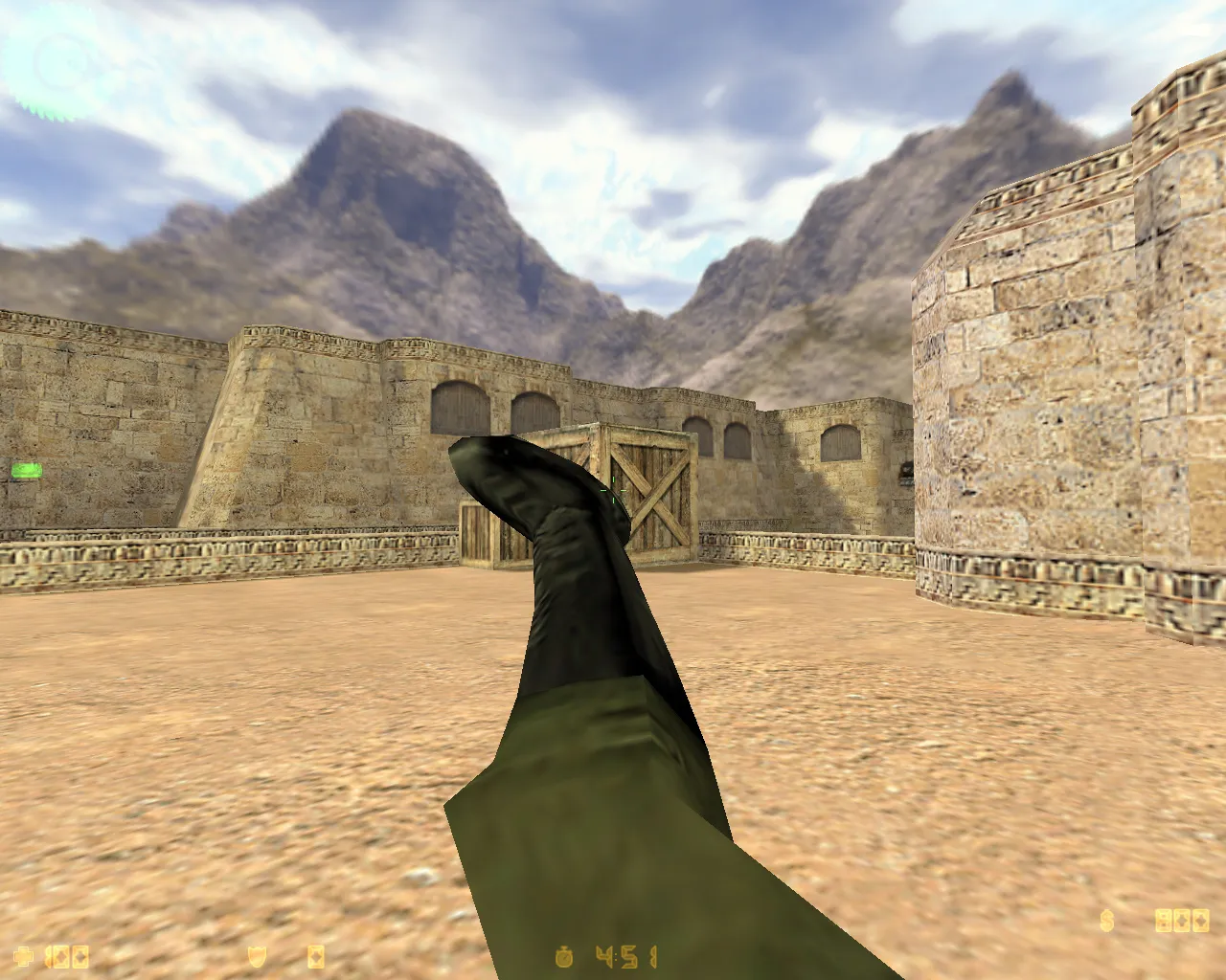 Скриншот  CS 1.6 от Украинского лесника: блогерская сборка с Deagle, голубым меню и оригинальным конфигом