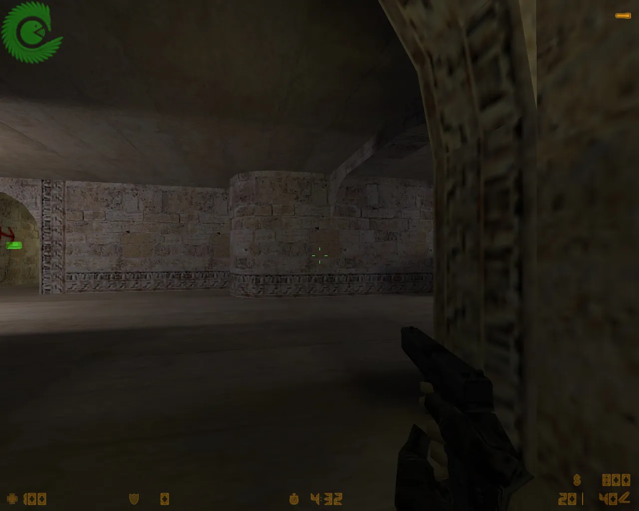 Скриншот  CS 1.6 от Украинского лесника: блогерская сборка с Deagle, голубым меню и оригинальным конфигом