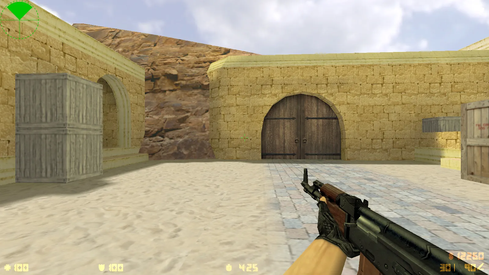 Скриншот CS 1.6 Ultimate: сборка с HD-скинами, черным меню, звуками и оптимизированным конфигом