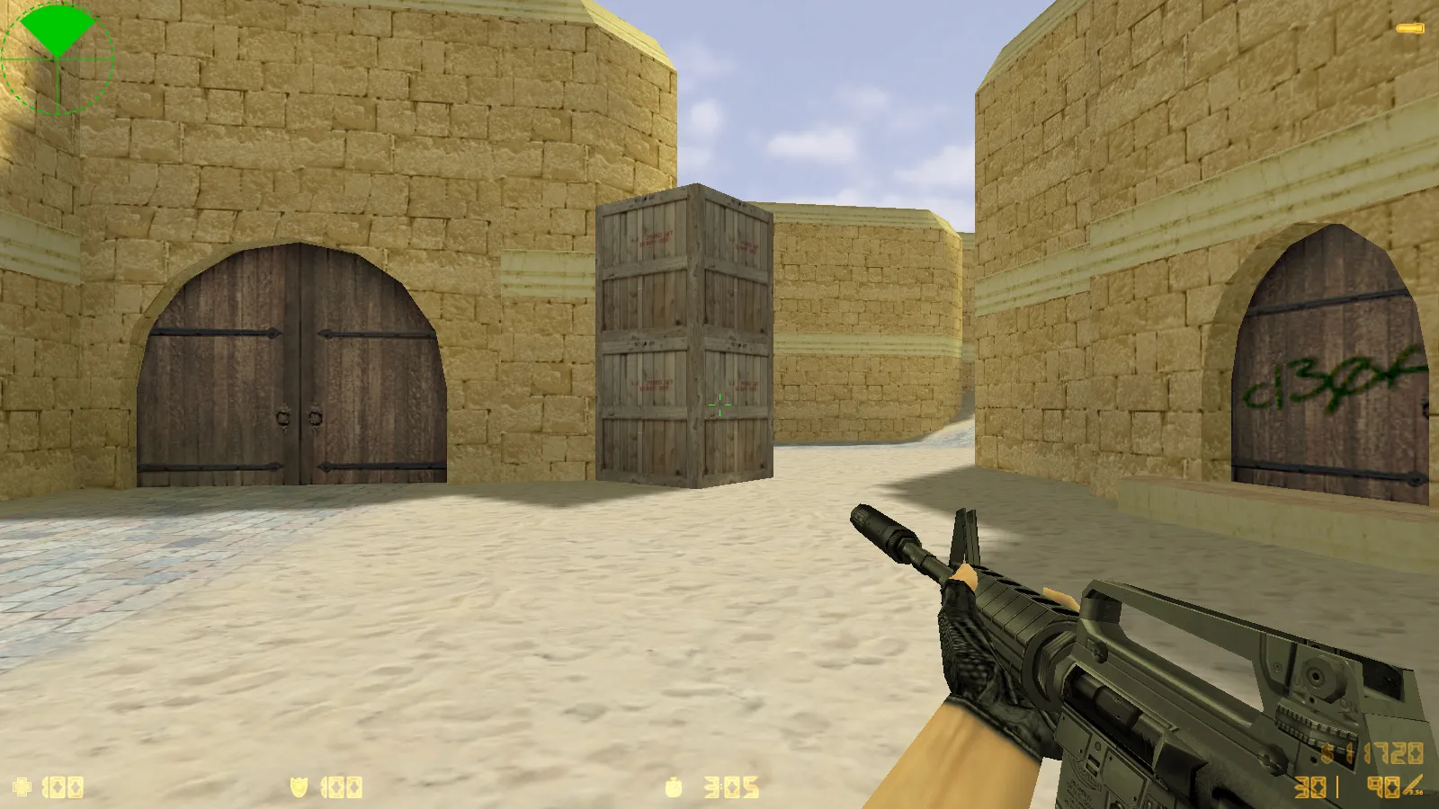 Скриншот CS 1.6 Ultimate: сборка с HD-скинами, черным меню, звуками и оптимизированным конфигом