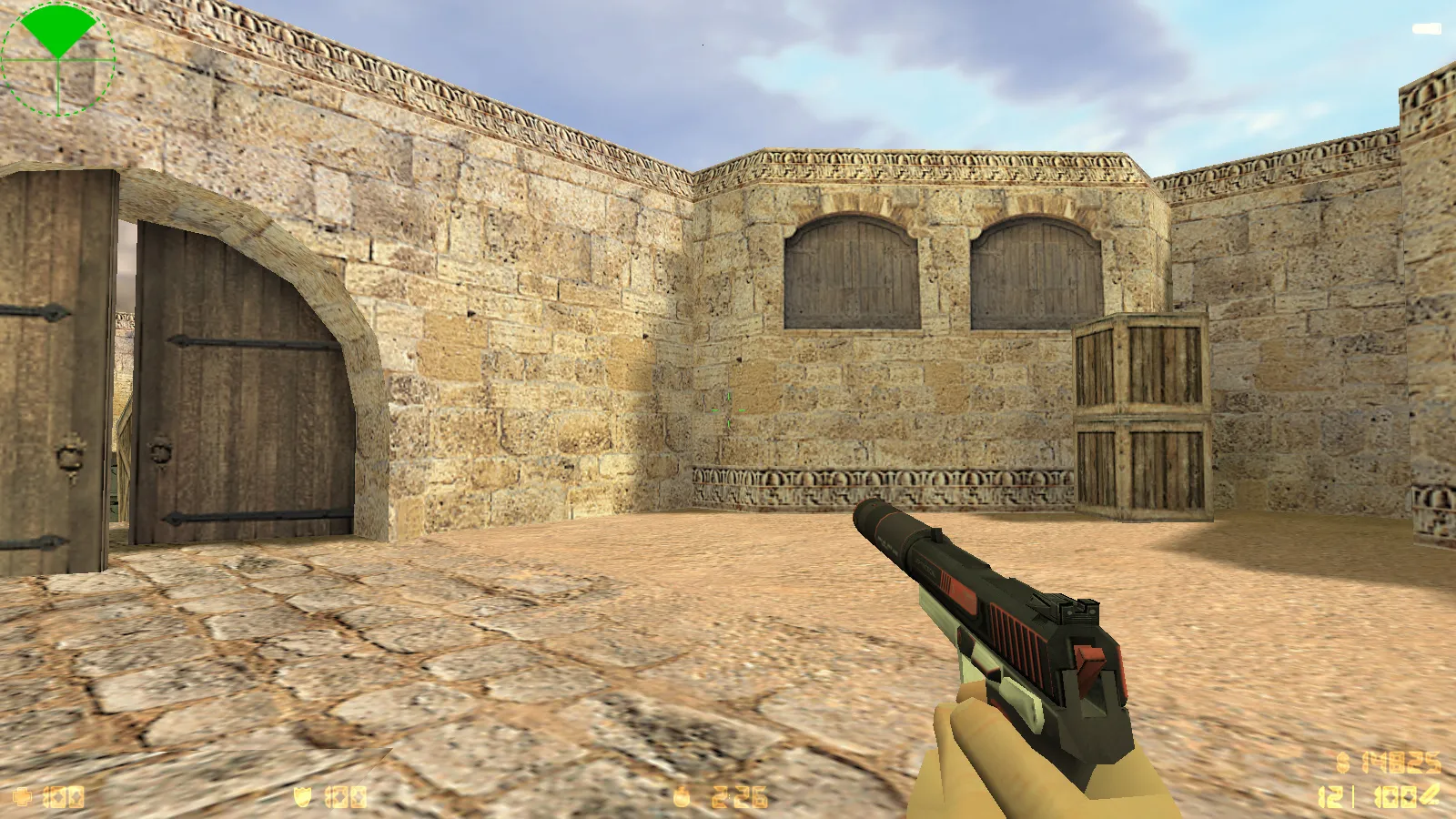 Скриншот  CS 1.6 Ultra: сборка с 8 модами, скины оружия v_/p_/w_, красно-синие модели и оптимизированный конфиг