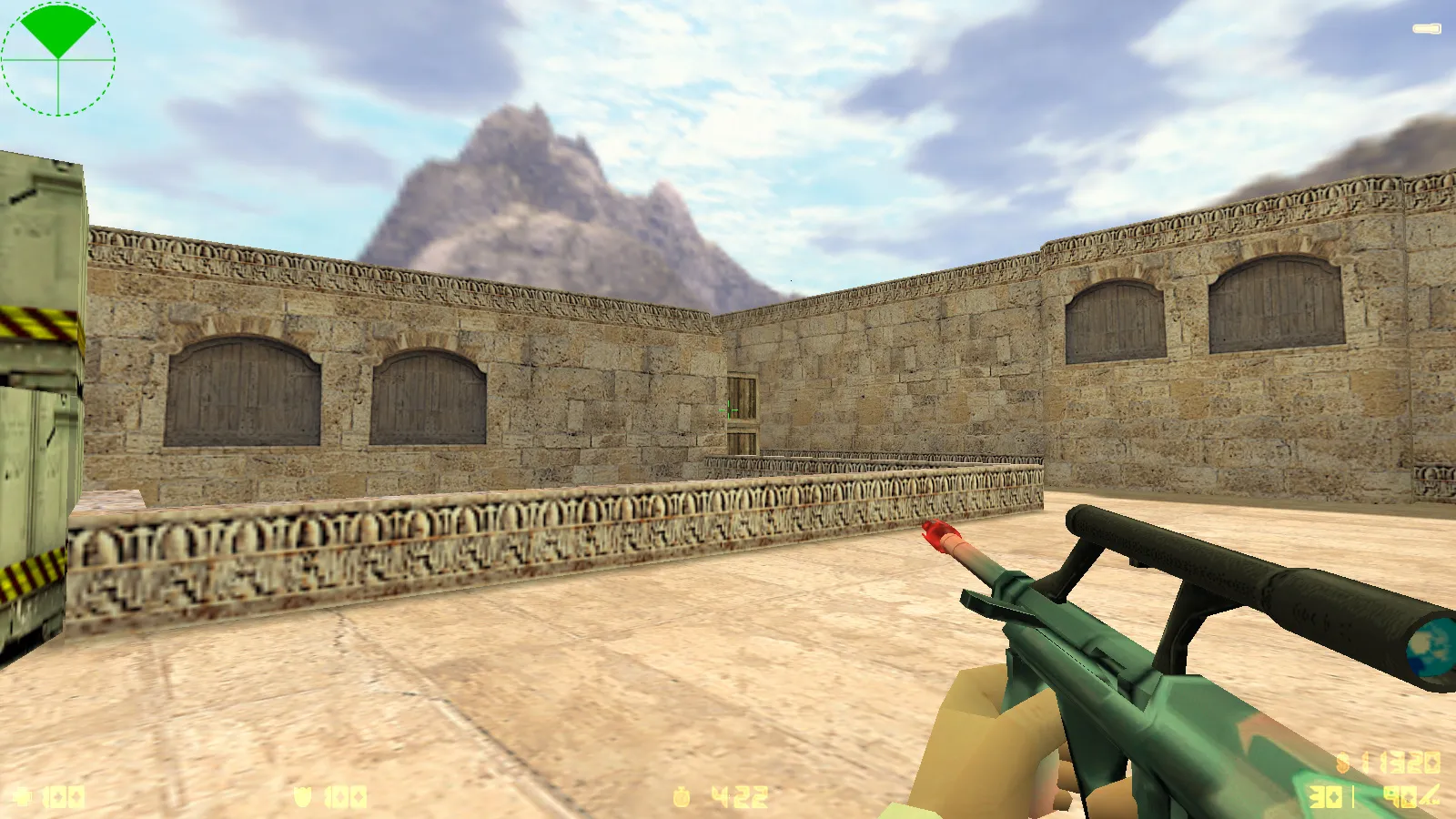 Скриншот  CS 1.6 Ultra: сборка с 8 модами, скины оружия v_/p_/w_, красно-синие модели и оптимизированный конфиг