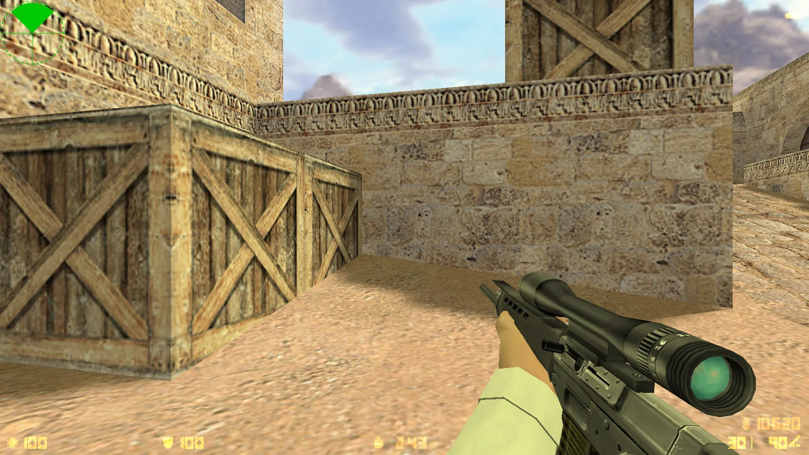 Скриншот  CS 1.6 Ultra: сборка с 8 модами, скины оружия v_/p_/w_, красно-синие модели и оптимизированный конфиг