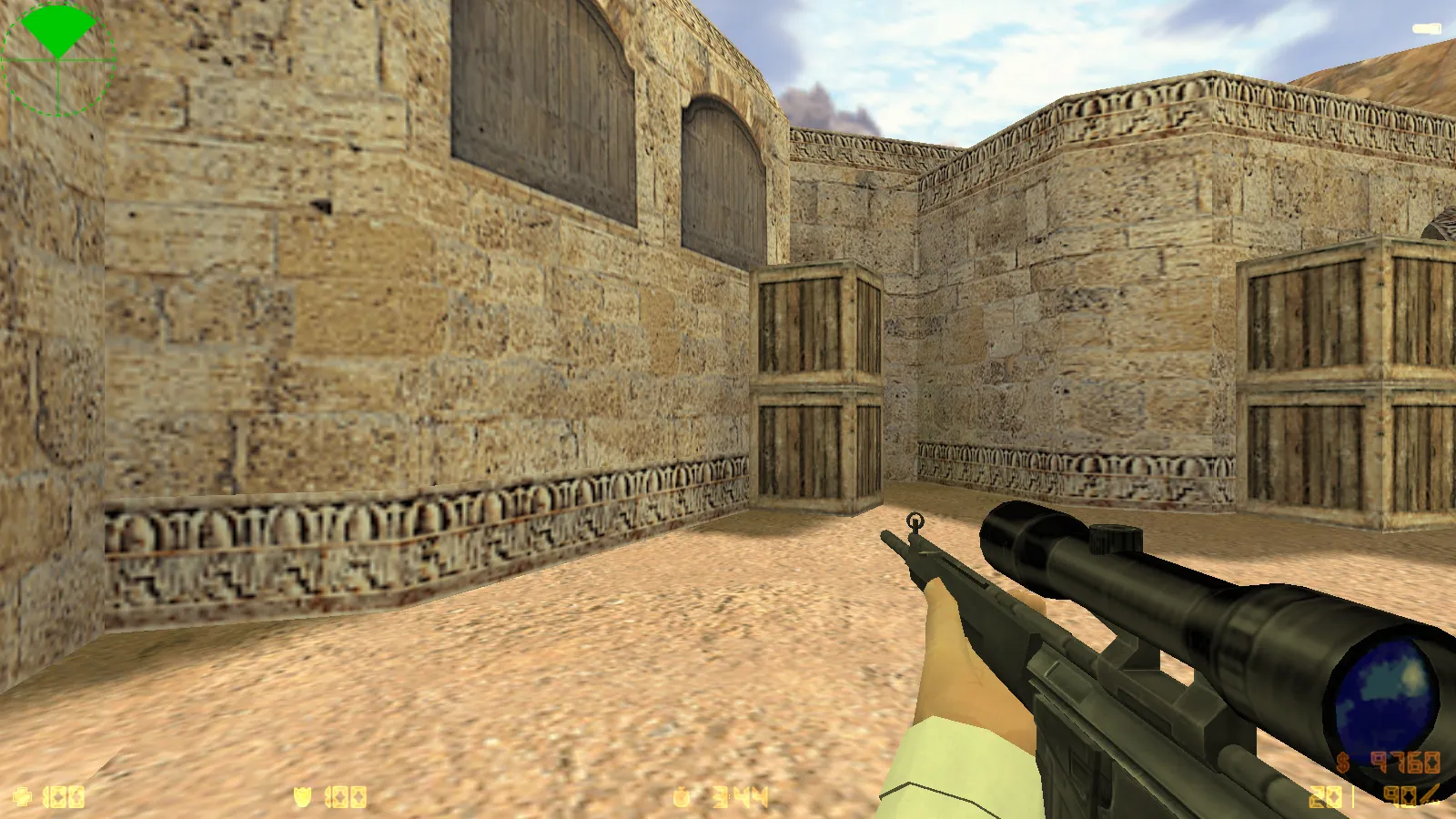 Скриншот  CS 1.6 Ultra: сборка с 8 модами, скины оружия v_/p_/w_, красно-синие модели и оптимизированный конфиг