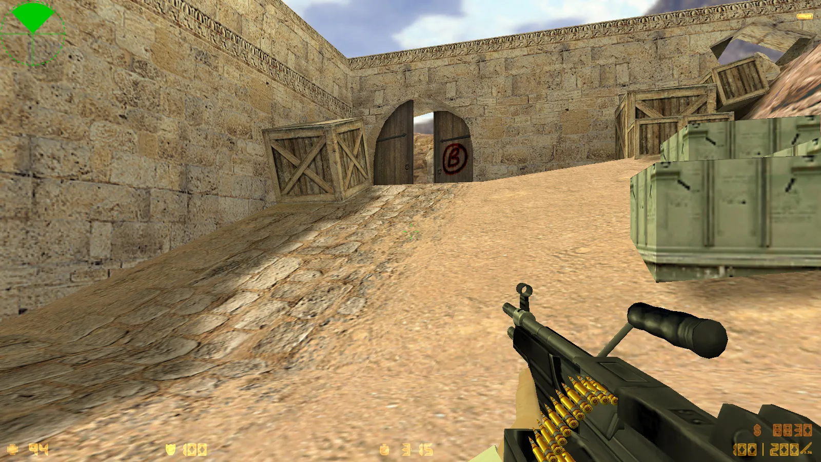 Скриншот  CS 1.6 Ultra: сборка с 8 модами, скины оружия v_/p_/w_, красно-синие модели и оптимизированный конфиг