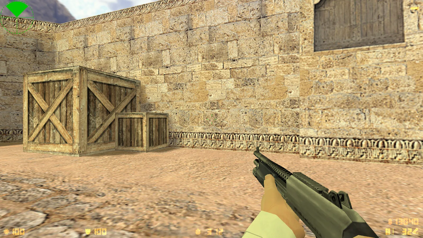 Скриншот  CS 1.6 Ultra: сборка с 8 модами, скины оружия v_/p_/w_, красно-синие модели и оптимизированный конфиг