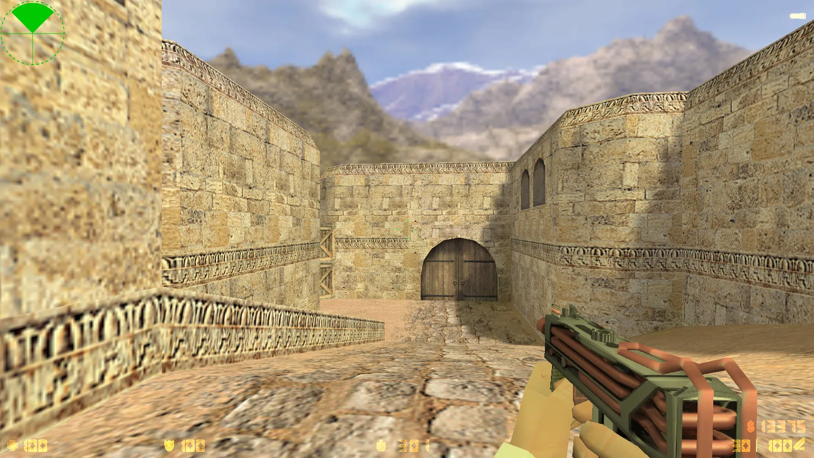 Скриншот  CS 1.6 Ultra: сборка с 8 модами, скины оружия v_/p_/w_, красно-синие модели и оптимизированный конфиг