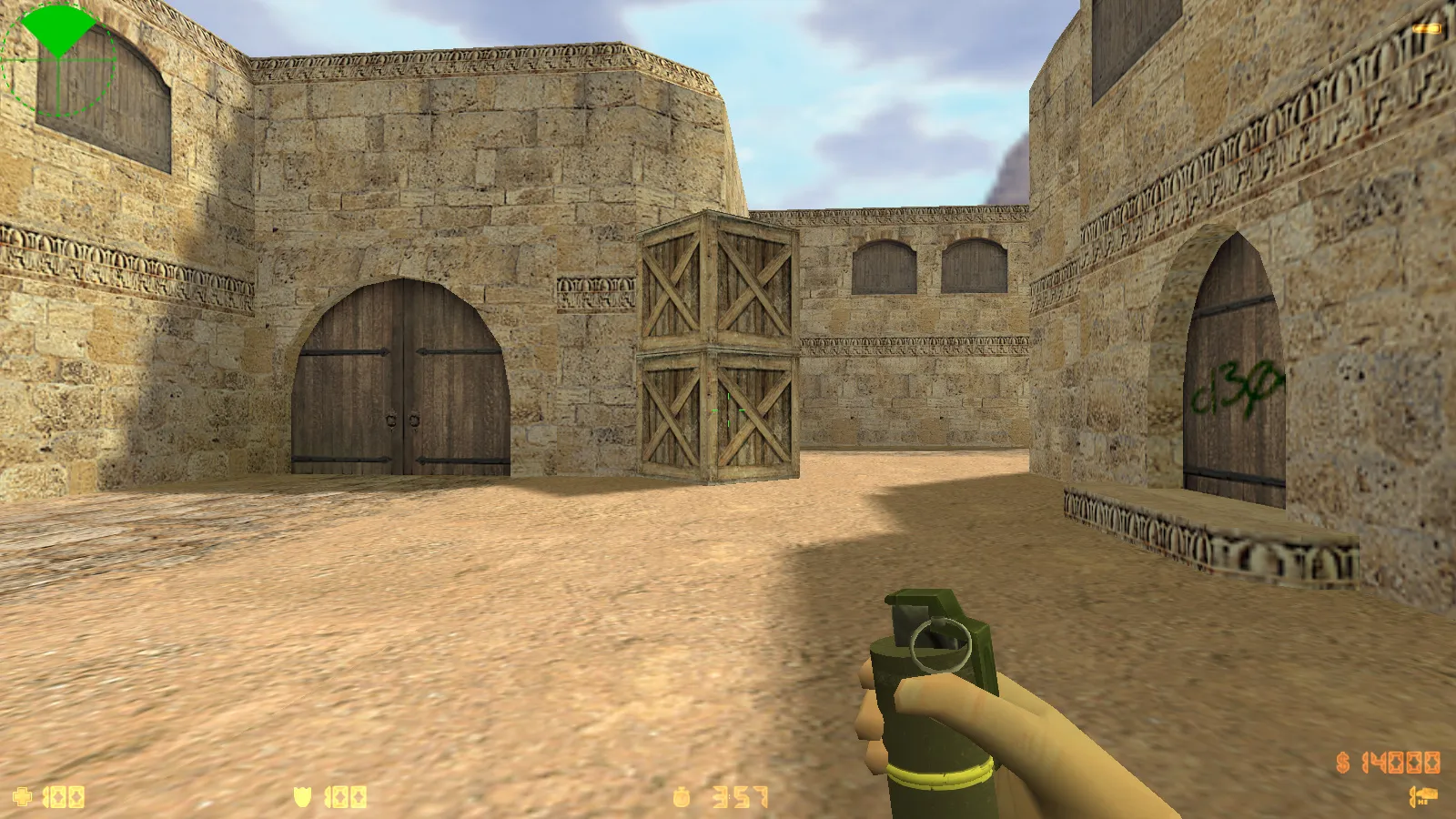 Скриншот  CS 1.6 Ultra: сборка с 8 модами, скины оружия v_/p_/w_, красно-синие модели и оптимизированный конфиг