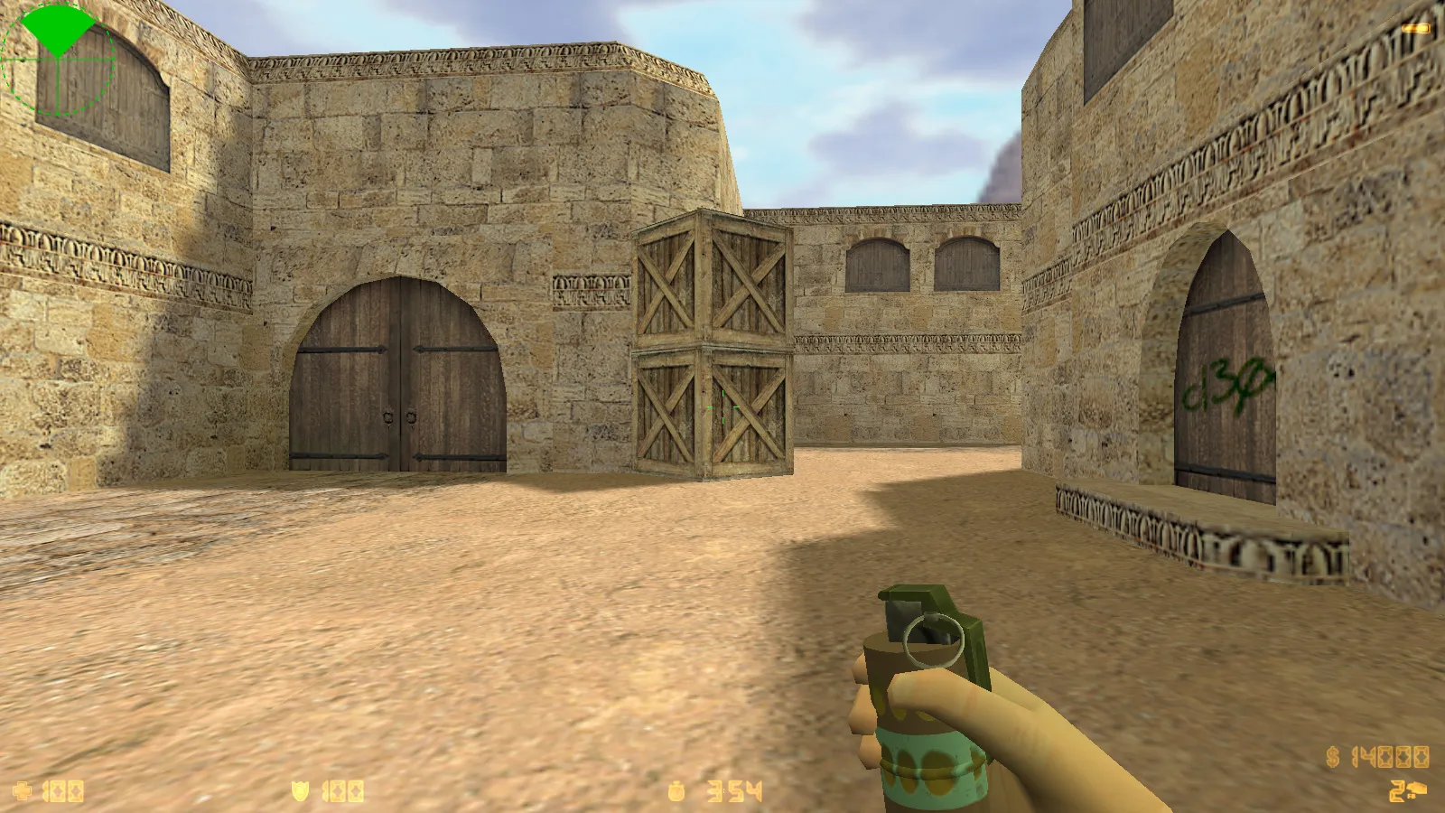 Скриншот  CS 1.6 Ultra: сборка с 8 модами, скины оружия v_/p_/w_, красно-синие модели и оптимизированный конфиг