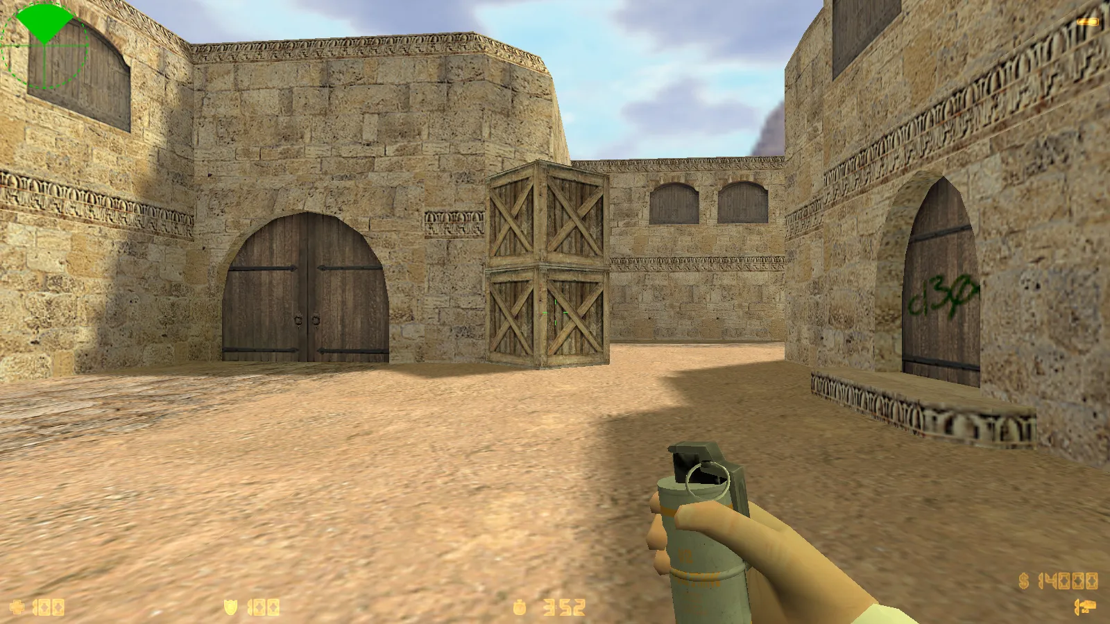 Скриншот  CS 1.6 Ultra: сборка с 8 модами, скины оружия v_/p_/w_, красно-синие модели и оптимизированный конфиг