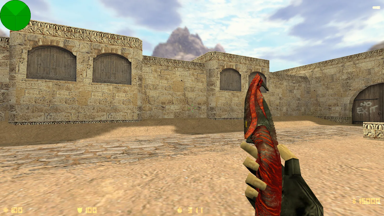 Скриншот CS 1.6 uluqq wow: блогерская сборка с 6 обновками, скинами оружия, красно-синими моделями, темным меню и оптимизированным конфигом