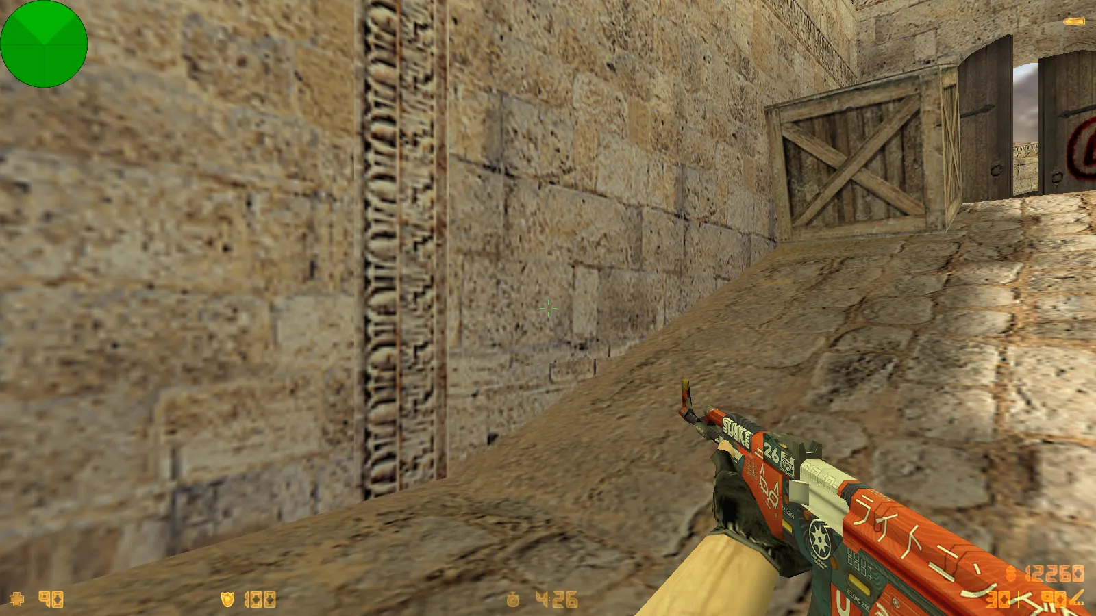 Скриншот CS 1.6 uluqq wow: блогерская сборка с 6 обновками, скинами оружия, красно-синими моделями, темным меню и оптимизированным конфигом