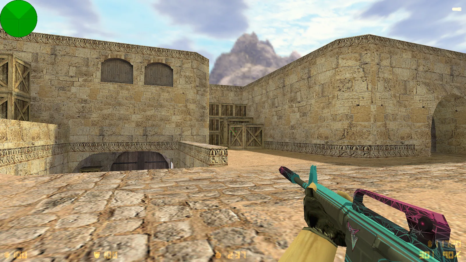 Скриншот CS 1.6 uluqq wow: блогерская сборка с 6 обновками, скинами оружия, красно-синими моделями, темным меню и оптимизированным конфигом