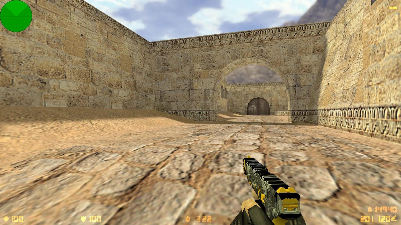 Скриншот  CS 1.6 uluqq wow: блогерская сборка с 6 обновками, скинами оружия, красно-синими моделями, темным меню и оптимизированным конфигом