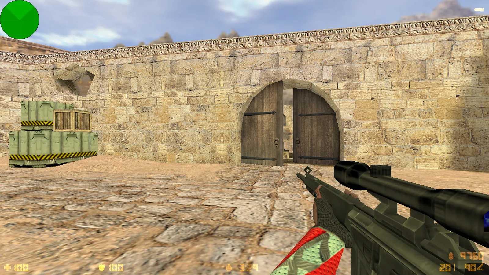 Скриншот  CS 1.6 uluqq wow: блогерская сборка с 6 обновками, скинами оружия, красно-синими моделями, темным меню и оптимизированным конфигом