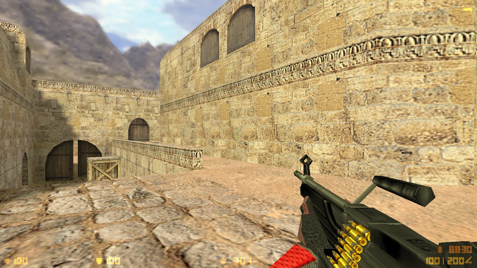 Скриншот  CS 1.6 uluqq wow: блогерская сборка с 6 обновками, скинами оружия, красно-синими моделями, темным меню и оптимизированным конфигом