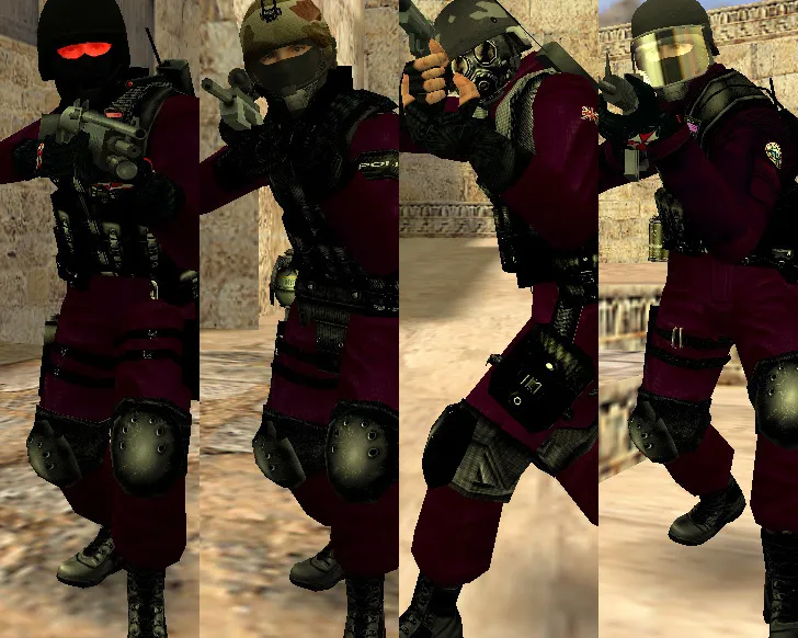 Скриншот CS 1.6 Umbrella: сборка Umbrella-стиль, оружие с обвесами, темное меню, оптимизированный config.cfg