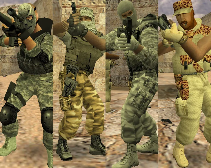 Скриншот CS 1.6 Umbrella: сборка Umbrella-стиль, оружие с обвесами, темное меню, оптимизированный config.cfg