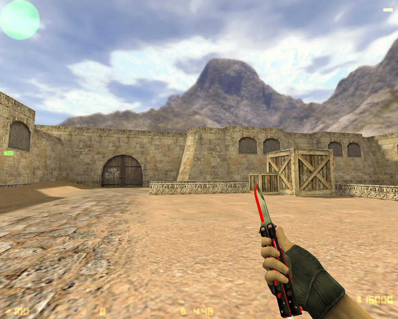 Скриншот CS 1.6 Umbrella: сборка Umbrella-стиль, оружие с обвесами, темное меню, оптимизированный config.cfg