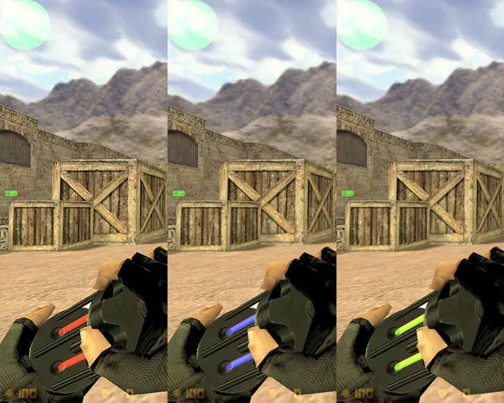 Скриншот  CS 1.6 Umbrella: сборка Umbrella-стиль, оружие с обвесами, темное меню, оптимизированный config.cfg