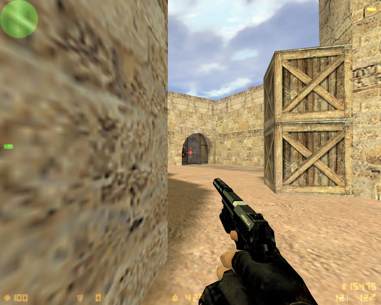 Скриншот  CS 1.6 Umbrella: сборка Umbrella-стиль, оружие с обвесами, темное меню, оптимизированный config.cfg