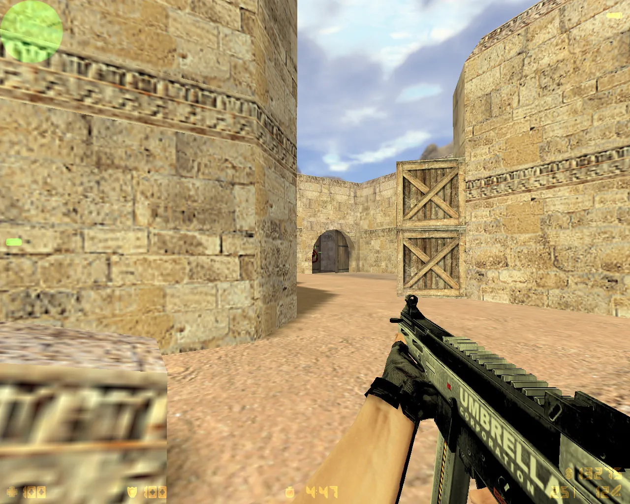 Скриншот  CS 1.6 Umbrella: сборка Umbrella-стиль, оружие с обвесами, темное меню, оптимизированный config.cfg