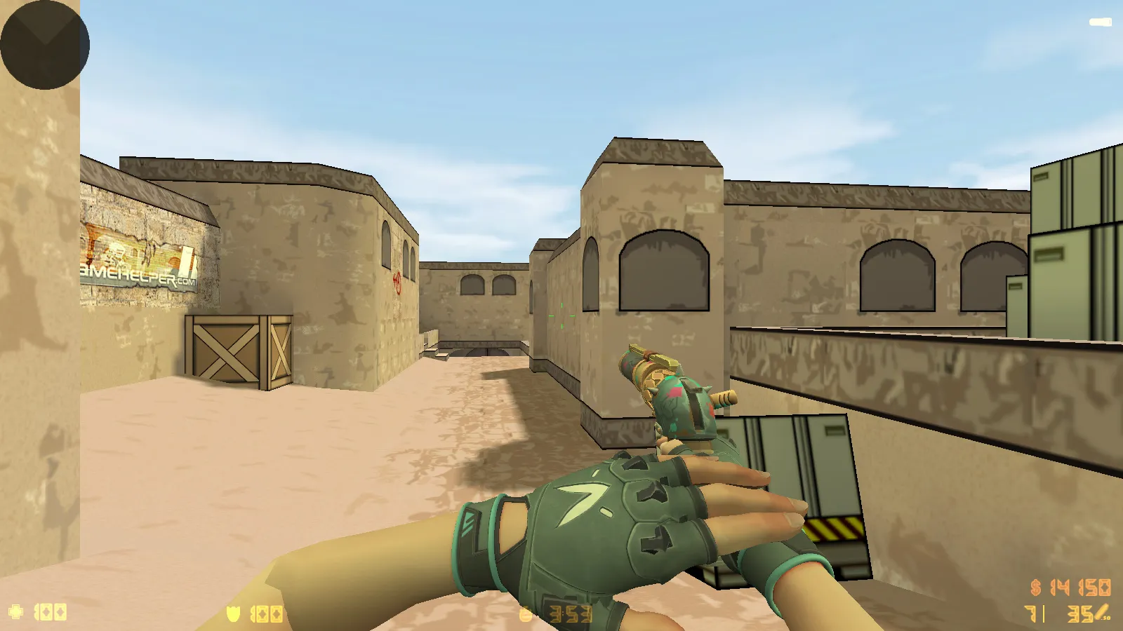 Скриншот  CS 1.6 Valorant Mod: меню, звуки, v_/p_/w_ оружие и стабильный FPS как в кс 1.6