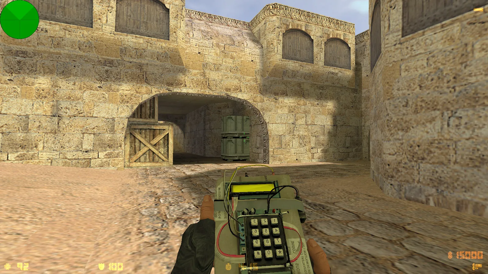 Скриншот  CS 1.6 от Весёлого Ромки: блогерская сборка Jew Show с 4 аддонами, синие перчатки, черное меню и оптимизированный config.cfg