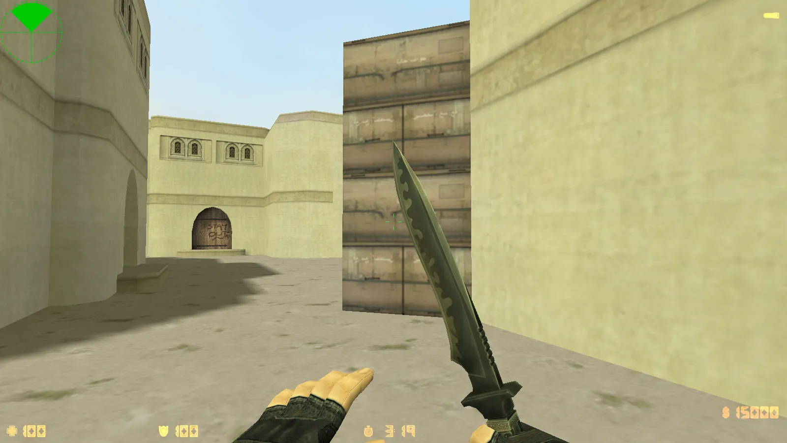 Скриншот CS 1.6 Violent Clash: сборка с черными моделями оружия, прозрачным меню, sniper Fury и оптимизированным конфигом